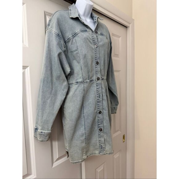 Free People Amber Denim Dress - Picture 6 of 10